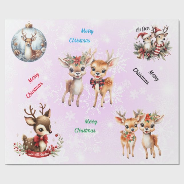 Papel De Presente Vendedores de Natal (Aberto)