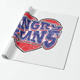 Papel De Presente Ventiladores de Runs Irritados design v2