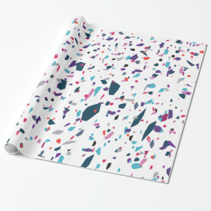 Papel De Presente Verão Mosaico