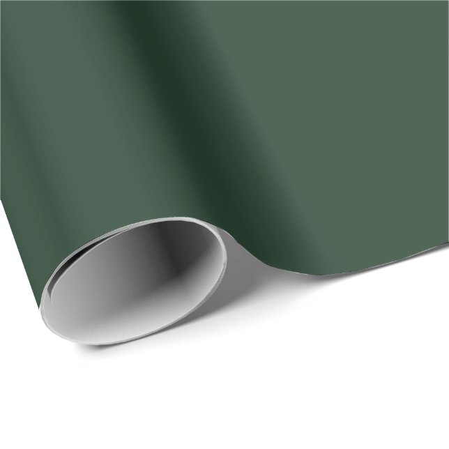 Papel De Presente Verde Cinza Escuro (Ponta do rolo)