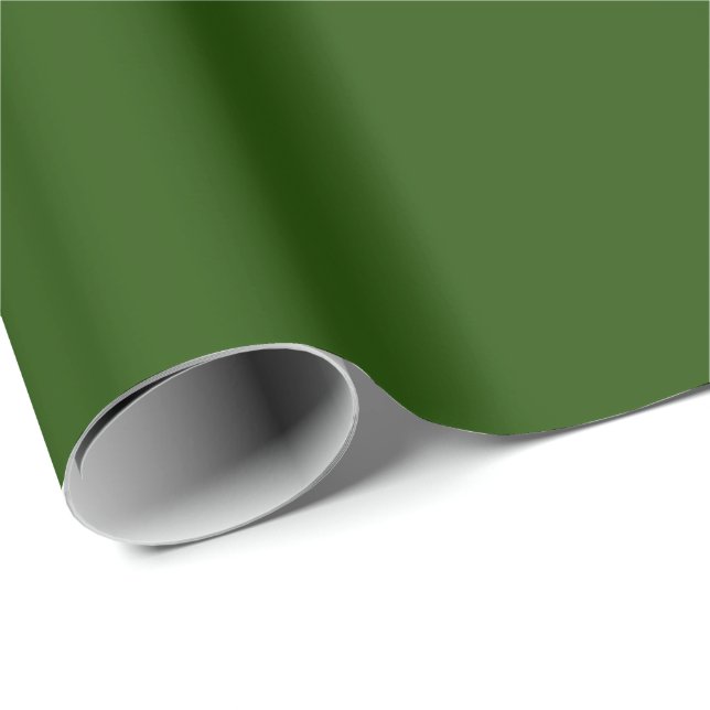 Papel De Presente Verde Escuro  (Ponta do rolo)