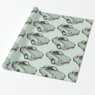 Papel De Presente Verde esmeralda de Nissan Figaro