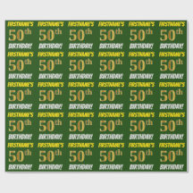 Verde, Ouro Falso/Imitação, "50º ANIVERSÁRIO"