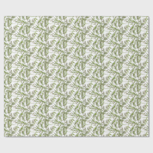 Papel De Presente verde primavera