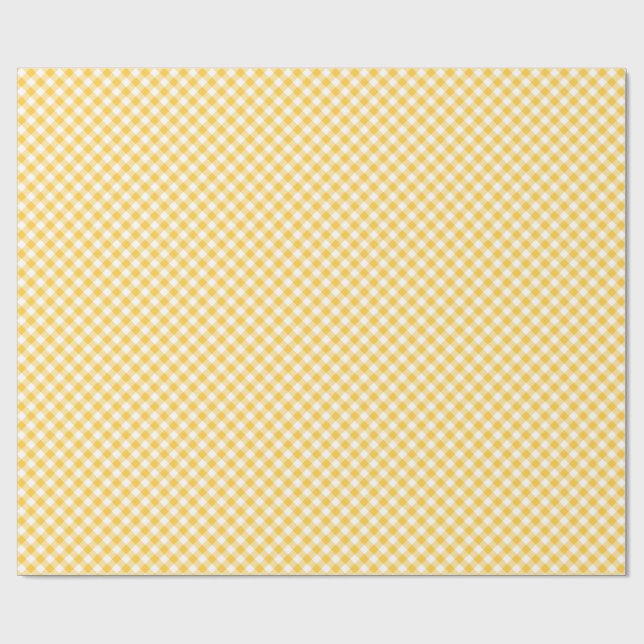 Papel De Presente Verificador Dourado e branco (Aberto)