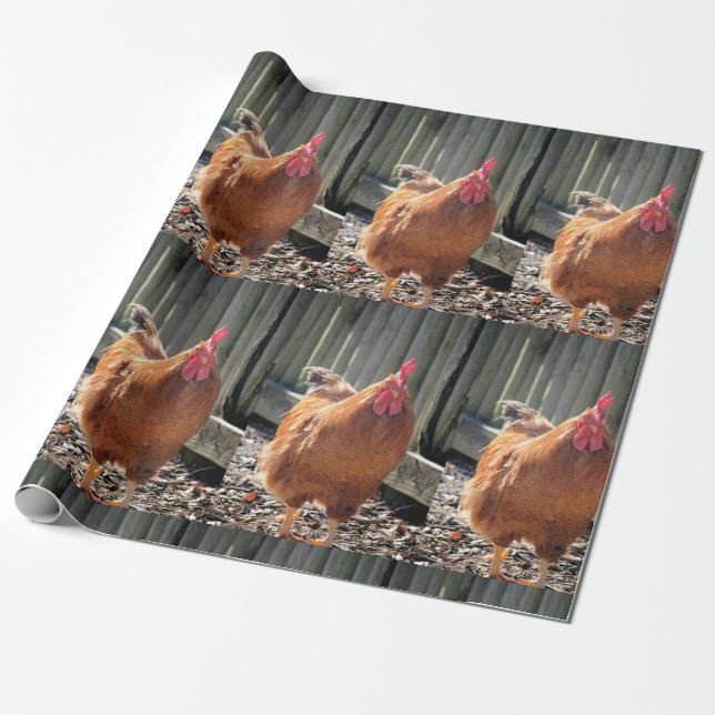 Papel De Presente Vermelho (Desenrolado)