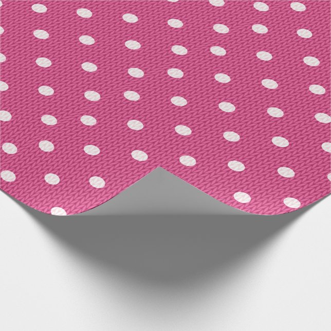 Papel De Presente Vermelho Dotty Delight (Ponta)