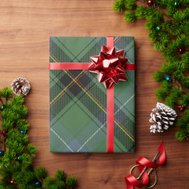 Papel De Presente Vermelho e Verde