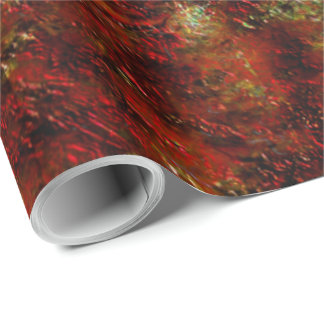 Papel De Presente Vermelho forte esfolado sobre o cinza áspero