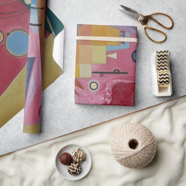 Papel De Presente Vermelho Pesado de Wassily Kandinsky (Artesanato)