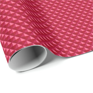 Papel De Presente Vermelho rubi, aparência de esmalte, grade craveja