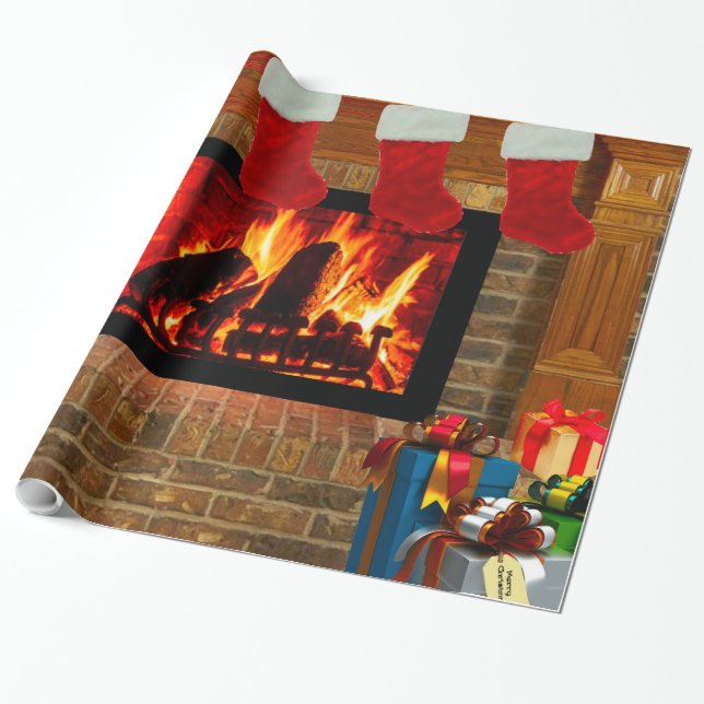 Papel De Presente Véspera de Natal (Desenrolado)