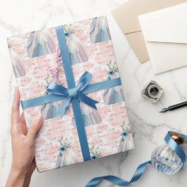 Papel De Presente Vestido de Noiva Chuveiro de Noiva Noiva Em Breve