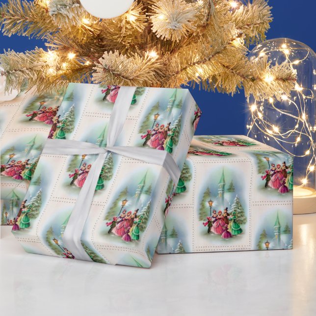 Papel De Presente Vestidos de Natal Festivos (Feriados)