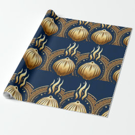 Papel De Presente vetor artístico abstrato ouro