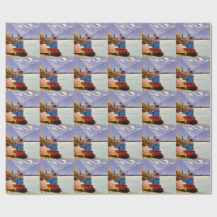 Papel De Presente Viagem ao Lago de Genebra