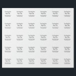 Papel De Presente Viagem chá de lingerie adicionar nome data senhori<br><div class="desc">Design</div>