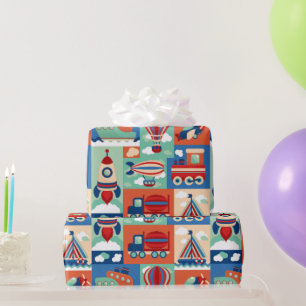 Papel De Presente Viagens de Crianças 