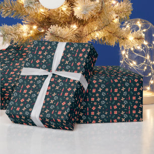 Papel De Presente Víblias de Natal