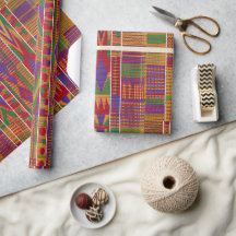 Vibrante Tecido de Kente Tecido Tecelão Inspirado