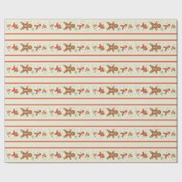 Papel De Presente Vickie’s Gingerbread Parade-Cream