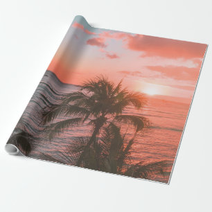 Papel De Presente Vida no Mar bonito