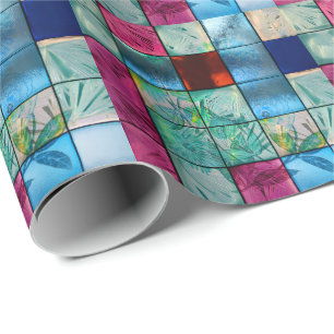 Papel De Presente Vidro Múltiplo - Zinnia Cheio