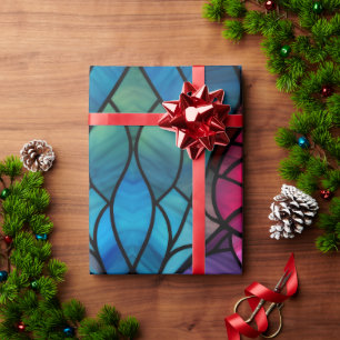 Papel De Presente Vidro Sombreado Natal Personalizado Feriado
