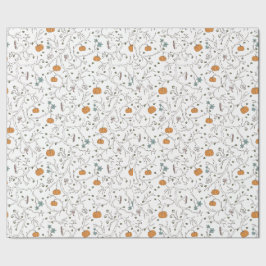Papel De Presente Vigne effrayante pour Halloween