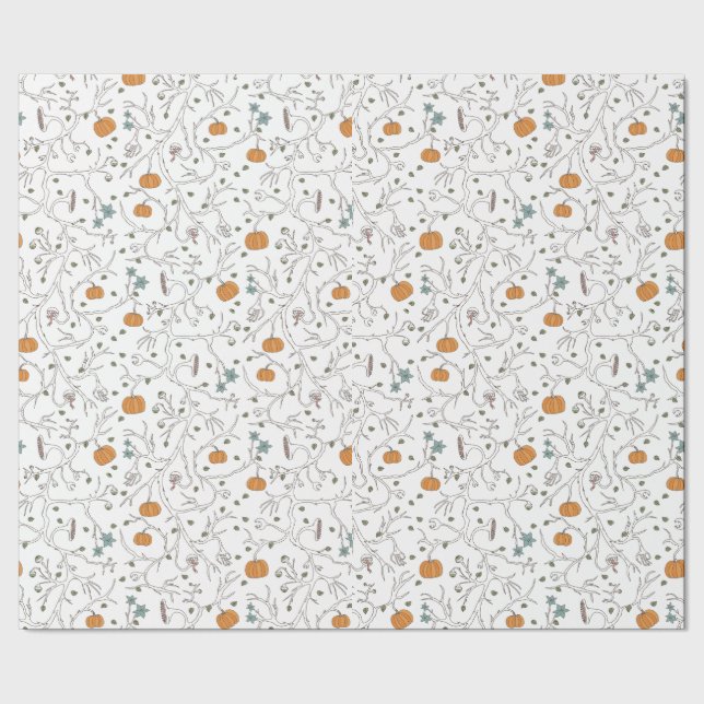 Papel De Presente Vigne effrayante pour Halloween (Barra)