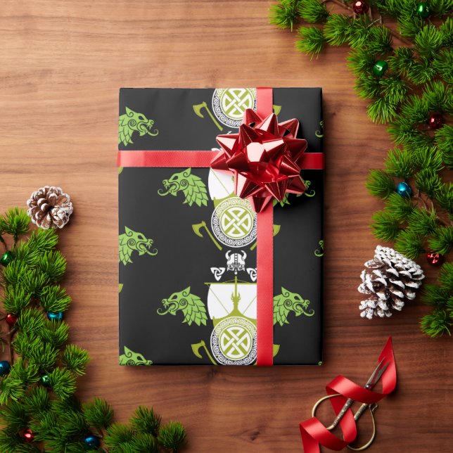 Papel De Presente Viking Norsêmen (Presente de Natal)