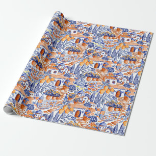 Papel De Presente Vila do Limão Mediterrâneo - Costa Amalfitana