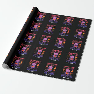 Papel De Presente Vilão Adorável Amante de Livros Personagem Moralme