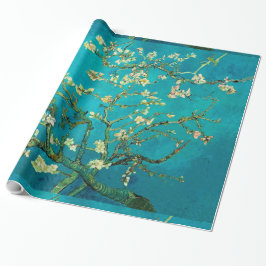 Papel De Presente Vincent Van Gogh Blossoming Almond Tree Arte Flora