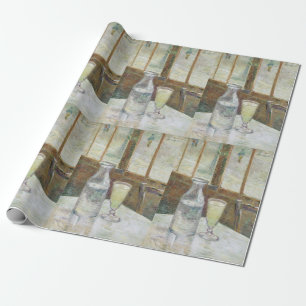 Papel De Presente Vincent Van Gogh Café Mesa com Absinthe