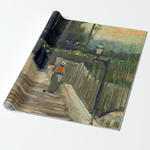 Papel De Presente Vincent van Gogh - Caminho Íngreme em Montmartre