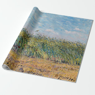 Papel De Presente Vincent van Gogh - Campo de Trigo com uma Cotovia