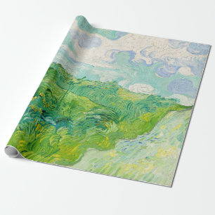 Papel De Presente Vincent van Gogh - Campo de Trigo Verde, Auvers
