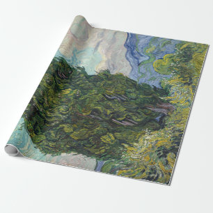 Papel De Presente Vincent van Gogh - Ciprestes