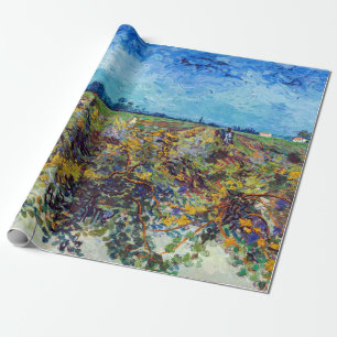 Papel De Presente Vincent van Gogh - Green Vineyard