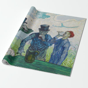 Papel De Presente Vincent van Gogh - Os Bebedores, segundo Daumier