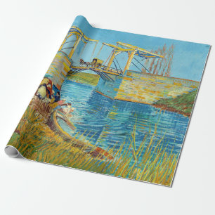 Papel De Presente Vincent van Gogh - Ponte de Langlois em Arles #1