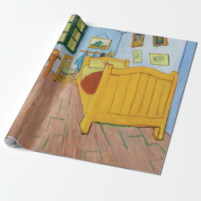 Papel De Presente Vincent Van Gogh - Quarto de Vincent em Arles (Desenrolado)