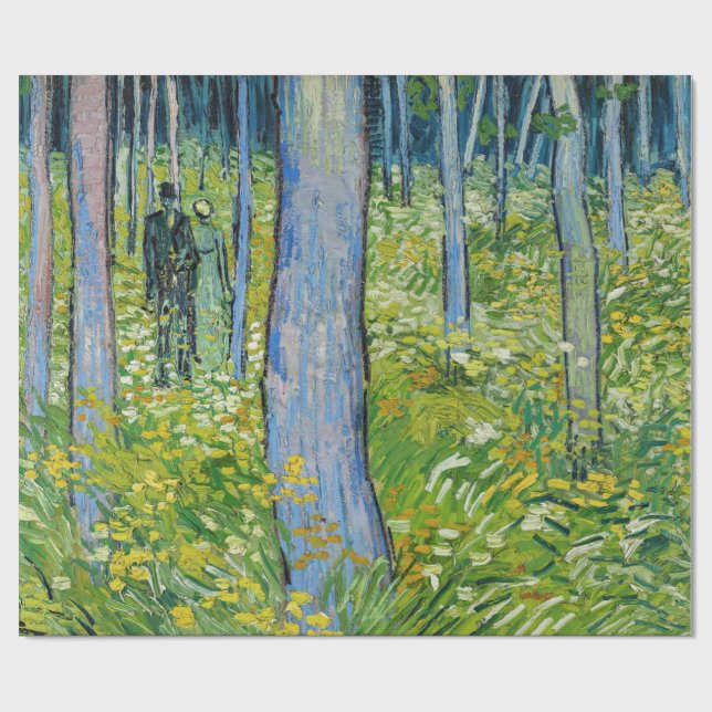 Papel De Presente Vincent van Gogh - Sub-Crescimento com Dois Número (Aberto)