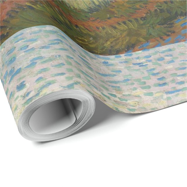 Papel De Presente Vincent Van Gogh, vencedor de árvores de pêssego n (Ponta do rolo)