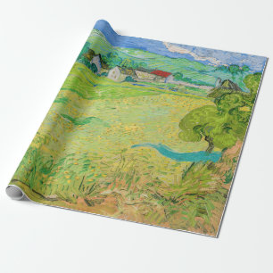 Papel De Presente Vincent van Gogh - Vista de Vessenots perto de Auv