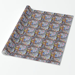 Papel De Presente Vinhetas