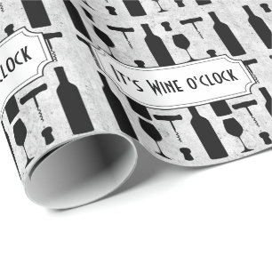 Papel De Presente Vinho