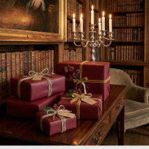 Vinho Clássico Elegante Burgundy Molho De Presente