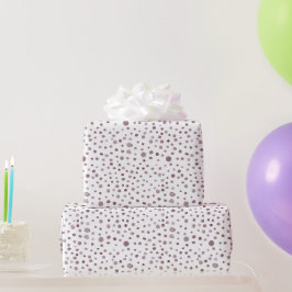 Papel De Presente Vinho Confetti Watercolor Pontos de Moldagem